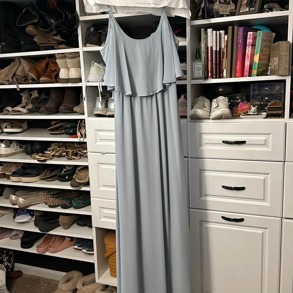 Show me your mumu bridesmaid dress flutter sleeve OR spaghetti adjustable strap